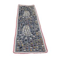 Foot Massage Acupressure Reflexology Therapy Keep Fit Yoga Mat Anti-Slippery Doormat