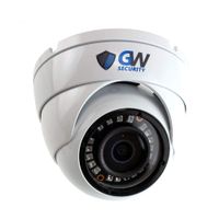 GW Security 5 Megapixel Super HD 1920P Network PoE Outdoor/Indoor Security Dome IP Camera, Built-in Microphone for Audio Recording, Power Over Ethernet