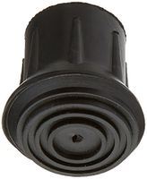 Sammons Preston Multi-Purpose Tip, Replacement Tips, Cane Tips, Walker Tips, Crutch Tips, Round Bottom, Size 3/4", Gray, Durable, Skid-Resistant Traction, Stable Cane Support Base, Single Tip