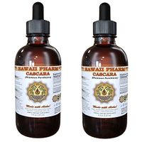Cascara Liquid Extract, Cascara (Rhamnus Purshiana) Tincture Supplement 2x2 oz