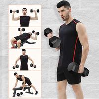 Barbell Cast Iron Hex Dumbbell Barbell Set of 2 Hex Rubber Dumbbell with Metal Handles Pair of 2 Heavy Dumbbells Choose Weigh (2PC 20 LBS)