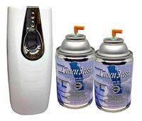 Automatic Spray Air Freshener Kit (2 Refills) with (1) Dispenser - Linen Fresh