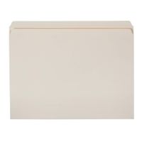 AmazonBasics File Folders - Straight Tab, Manila, Letter Size, 36-Pack