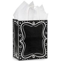 NW Chalkboard Border Shopping Bags - Cub Size - 8x4.75x10.25in. - 25 Pack