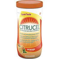Citrucel Powder Orange Flavor Fiber Therapy for Occasional Constipation Relief, 30 ounce