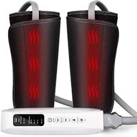 Foot Massager Leg Wraps, Foot And Calf Massage With Handheld Controller, Massage Boots Machine, Leg Air Massager For Circulation Sequential Compression Wraps, Thigh And Calf Massager With Knee Heating