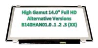 19201080 14.0'' LED Screen For AU Optronics B140HAN01.3 MATTE IPS