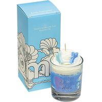 Bomb Cosmetics Cotton Clouds Piped Glass Candle with Essential Oils