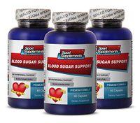 Blood Sugar Wellness Pills - Blood Sugar Support - Premium Formula - Cinnamon Extract Supplement - 3 Bottles 180 Capsules