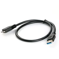 Replacement USB 3.0 Camera UC-E14 Data SYNC Micro Cable Transfer Cord Lead Compatible with Nikon D800 D800E D810 D810A & Canon 5Ds 5Ds R & 7D Mark II (1.2m/Black)