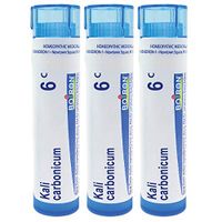 Boiron Kali carbonicum 6c, 80 pellets, homeopathic Medicine for Pain and Weakness in The Lower Back, 3 Count