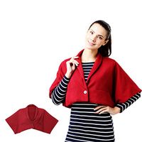 FITTOP Heating Pad Wrap with Fast Heating Function for Neck Shoulde-RED
