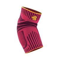 Bauerfeind Sports Elbow Support - Breathable Compression Elbow Brace - Contoured Pads for Inner & Outer Elbow Protection Against Joint Pressure; Washable & Durable Fabric (Pink, XX-Large)