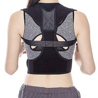 Lzour Posture Corrector for Men and Women, Adjustable Back Support, Back, Shoulder and Neck Pain Relief, Shoulder Posture Corrector, Postural Correction