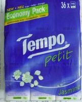 Tempo Pocket Tissues x 36pcs Petit (Neutral, Apple Wood,Jasmine,ICY Menthol,Citrus Blossom) (Jasmine)