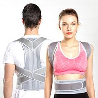 Back Brace Posture Corrector for Men and Women Adjustable Support 47cm (Waist 39.4-43.3 in)
