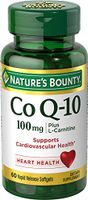 Natures Bounty CoQ10 100mg Plus with L carnitine 60 Softgels