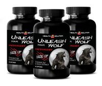 Male Enhancing Pills Increase Size and Girth - Unleash Your Wolf - Size UP - Male Enhancement - Maca - 3 Bottles (180 Capsules)