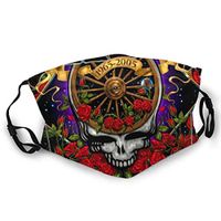 Dead Skull Soft Mouth Cover Earloop Anti-Dust Half Face Mouth-Muffle for Dust Surgical Outdoor Women Men Grateful
