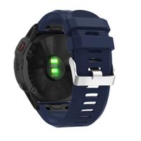 Shan-S 26mm Bands Compatible for Garmin Fenix 6X, Soft Sports Silicone Bracelet WristStrap Adjustable Quick Release Replacement Strap Wristband Compatible for Garmin Fenix 6X Smartwatch