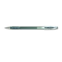 Zebra J-Roller RX Gel Ballpoint Stick Pen, Medium Point, 0.7mm, Translucent Black Barrel, Acid-Free Black Ink, 12-Count