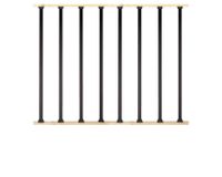 DecKorators Aluminum Powder Coated Balusters - Estate Black 32in.- 100pk