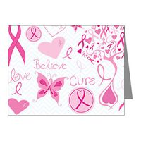 Note Card Cancer Cure Awareness Love Support