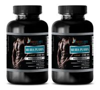 Pills for Men Size - Muira PUAMA Extract 2200Mg - Male Enhancement - Brain and Memory Boost - 2 Bottles (180 Capsules)