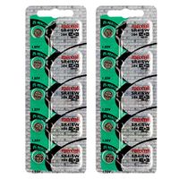 2X 5PK Maxell Silver Oxide SR41SW Low Drain Watch Battery Replaces AWCI S13, Energizer 384/392, MD392, MD384, UCAR MD392, MD384, 392/384, MD392, Citizen 280-13, Citizen 280-11, D392/D384, D392, D384
