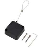 Retractable Cable Lock with Cable Tail, Wire Rope Safety Lock for Earphone and All Kinds of Exhibits Such As Glasses, Shoes, Hats, Jewelry, Watches, etc.