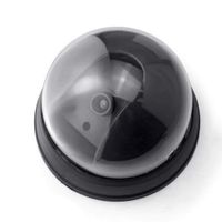 Fake Dummy Surveillance Dome Security Camera with Flashing LED Outdoor Indoor
