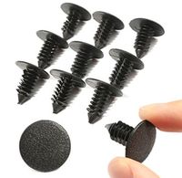 100pcs 20mm Car Auto Pusher Card Buckle Hole Trim Boot Rivets Push Clip Fastener by ShopIdea