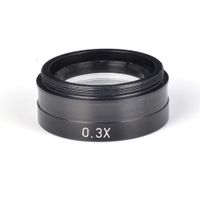 HAYEAR 0.3X Stereo Microscope Auxiliary Barlow Objective Lens for 0.7X-4.5X Objective Lens