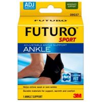 3M Health Care 09037EN Ankle Support, Adjustable, One Size, Black (Pack of 12)