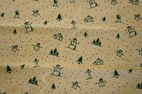 Snowman & TreesWrapping Tissue Paper for Art DIY Crafts in Bulk # 781~10 Large Sheets Size 20" x 30"