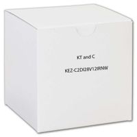 KEZ-C2DI28V12IRNW KT&C 2.8~12mm 1080p Indoor IR Day/Night Dome HD-TVI Security Camera 12VDC/24VAC - White