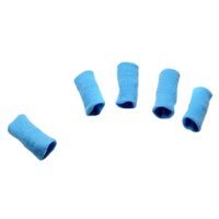 Kylin Express Set of 10 Sports Elastic Finger Sleeve Protector Brace Support - Sky Blue