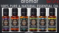 aromar Black Label series 100% Pure and Natural Essential Oil Blend 0.5oz/14.78mL (SET OF 6)