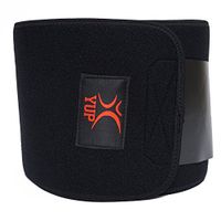 Yup Waist Trimmer - Adjustable Belt to help you shed the excess Water weight and tone your mid section. Black Color - up to 50 Inches