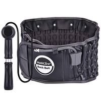 HailiCare Physio Decompression Back Belt, Back Brace Back Support for Lifting Back Pain Lower Lumbar Support, one Size for 29inches to 49 inches Waists (Black)