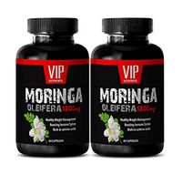 Fat Burner Supplements for Women - Moringa OLEIFERA Extract 1200MG - Moringa oleifera Capsules - 2 Bottles (120 Capsules)