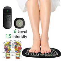 New Electric EMS Foot Massager,Wireless Remote Control Muscle Stimulator Physiotherapy USB Rechargeable for Relaxation,Stimulation of The Blood Circulation, Muscle Training/Regeneration