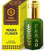 Parag Fragrances Mogra Flower Attar 1 Tola / 12ml (Crystal Series) (Limited Time Launching Offer Pack) Natural Distiled Attar/Alcohol Free Attar/Long Lasting Attar