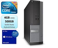 Dell OptiPlex 3020 Small Form Factor Desktop Computer Intel Core 4th Generation i3-4160 (Dual Core 3.6GHz) 4GB RAM 500GB Solid State Hybrid Drive Keyboard Mouse Windows 8.1 Professional