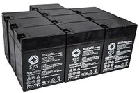 SPS Brand 6V 14 Ah Terminal T1T2 Replacement Battery for Dual Lite 12-294 (12 Pack)