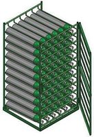 FWF Oxygen Layered Horizontal Rack W/Door Hold 81 (D OR E Style) CYLINDERS Diameter 4.3" Made in USA