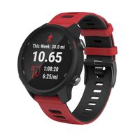Homsta Soft Silicone Bands Compatible with Garmin Forerunner 245/245M Watch-Adjustable Watch Buckle Strap Wristbands Bracelet Replacement Accessory for Women Men