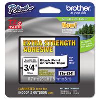 Label Tape, Black/White, 26-1/5 ft. L