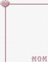 NEW Mother's Day Elegant MOM Letterhead Stationery Paper 26 Sheets