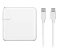 87W USB-C Charger Power Adapter for Mac Book Pro Air 15 Inch Laptop with USB-C to USB-C Charging Cable (Yellow)